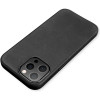 Θήκη iPhone 13 Pro iCarer Leather Back Case Δερμάτινη με MagSafe - Black (WMI1303-BK)