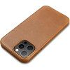 Θήκη iPhone 13 Pro iCarer Leather Back Case Δερμάτινη με MagSafe - Brown (WMI1303-BN)