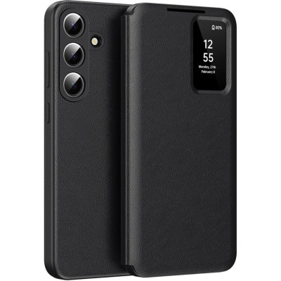 Θήκη Samsung Galaxy S26 Techsuit SmartView Series Flip με Ενεργό Πορτάκι - Black (5949419357006)