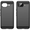 Θήκη Google Pixel 10a Techsuit Carbon Silicone Σιλικόνης - Black (5949419354852)