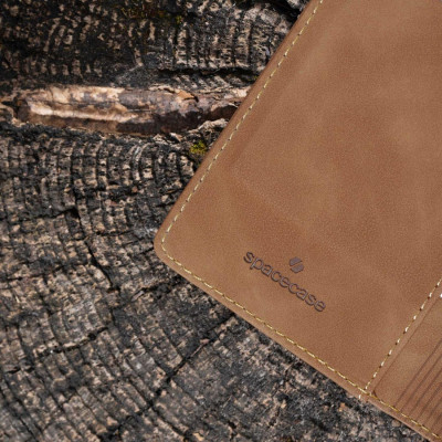 Θήκη Samsung Galaxy S26 Spacecase Wallet Πορτοφόλι - Light Brown (5905719139889)