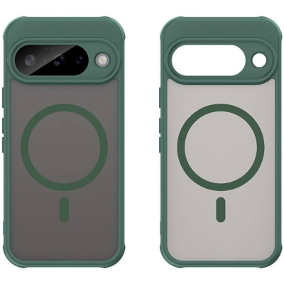 Θήκη Google Pixel 10 Techsuit HaloFrost II MagSafe Σκληρή Ημιδιάφανη με MagSafe - Green (5949419295803)