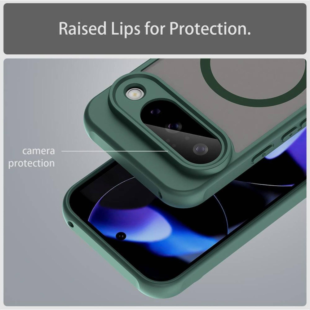 Θήκη Google Pixel 10 Techsuit HaloFrost II MagSafe Σκληρή Ημιδιάφανη με MagSafe - Green (5949419295803)