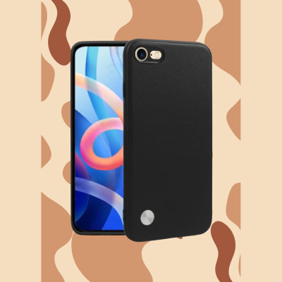 Θήκη iPhone SE 2022 / 2020 / 8 / 7 Bodycell Vegan Cover Σκληρή - Black (5206015076091)