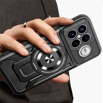 Θήκη Xiaomi Poco F8 Ultra Techsuit RuggedCam Ανθεκτική με KickStand & MagSafe - Black (5949419355477)