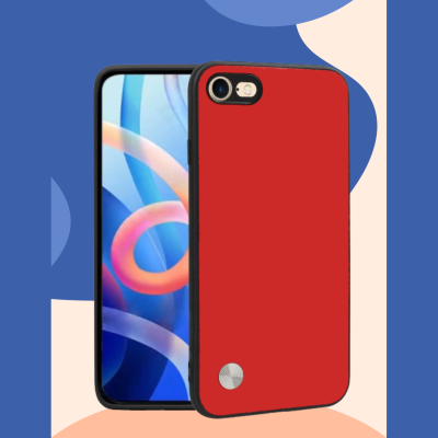 Θήκη iPhone SE 2022 / 2020 / 8 / 7 Bodycell Vegan Cover Σκληρή - Red (5206015076121)