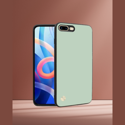 Θήκη iPhone 8 Plus / 7 Plus Bodycell Vegan Cover Σκληρή - Light Green (5206015076077)
