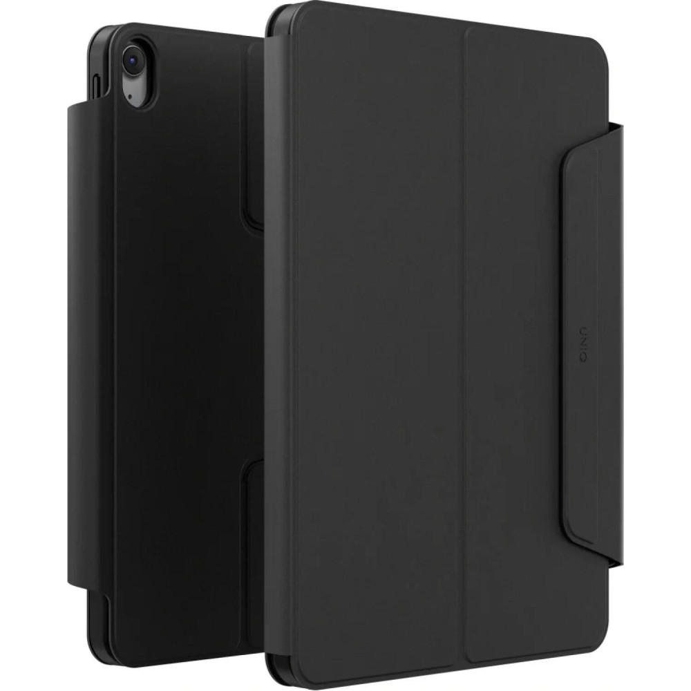 Θήκη iPad Air 8 2026 11" / Air 7 2025 11" / Air 6 2024 11" / Air 5 2022 10.9" / Air 4 2020 10.9" Uniq Rovus SnapMount Περιστρεφόμενη & Αποσπώμενη με Υποδοχή Apple Pencil & Μαγνητική Πλάκα - Dallas Black (UNIQ-PDA11(M3)-ROVSNDBLK)