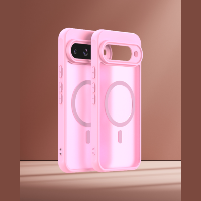 Θήκη Google Pixel 10 Techsuit HaloFrost II MagSafe Σκληρή Ημιδιάφανη με MagSafe - Pink (5949419338166)