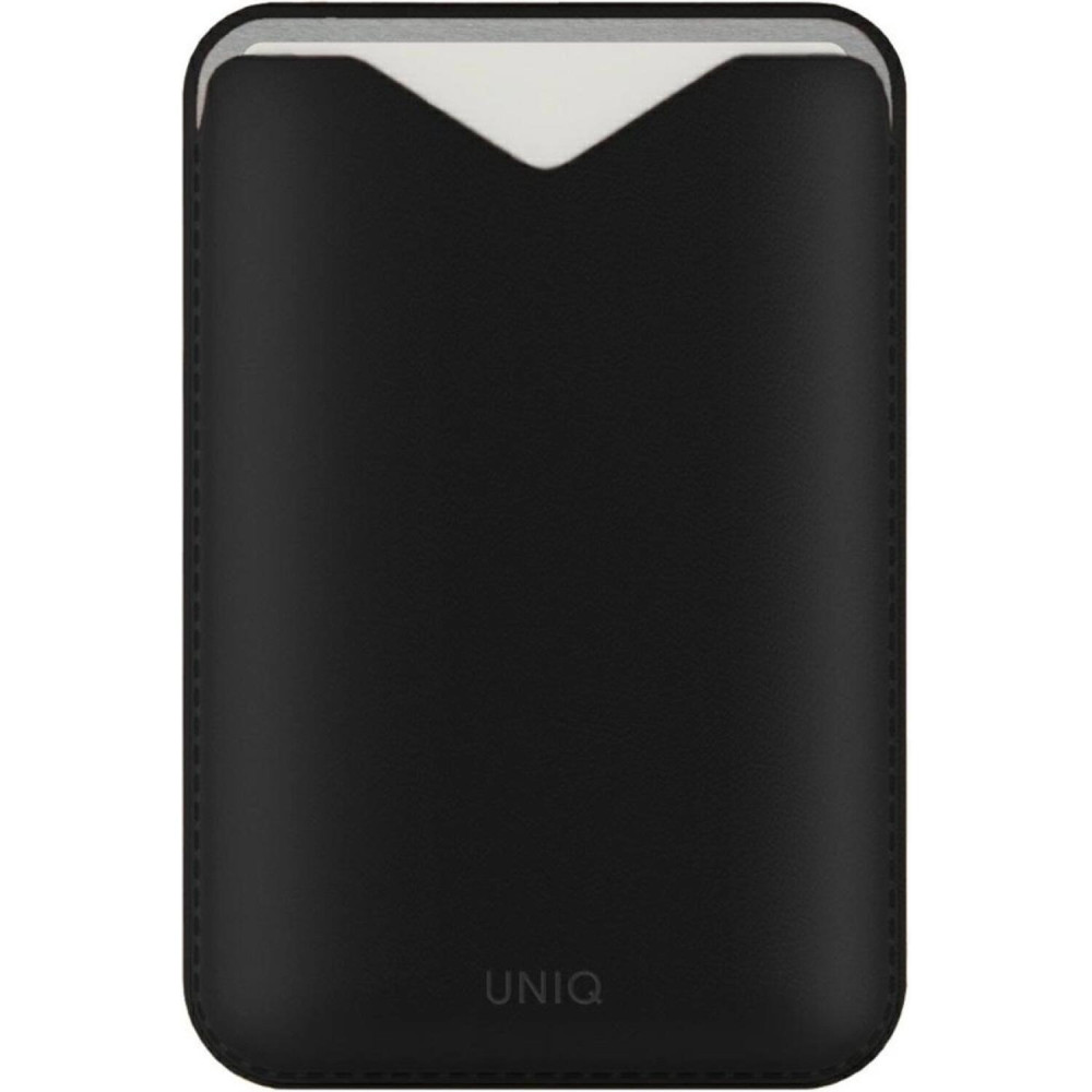 Universal Θήκη Uniq Lyden Evo MagSafe Πορτοφόλι για Κάρτες με Αναδιπλούμενη Βάση από Δέρμα Vegan - Dallas Black (UNIQ-LYDENEVO-DBLACK)