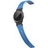 Λουράκι Garmin Watch 22mm Uniq Fluo από Αδιάβροχη Σιλικόνη & Ανοξείδωτο Ατσάλι - Ocean Blue (UNIQ-22MM-FLUOOBLU)