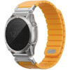 Λουράκι Garmin Watch 22mm Uniq Fluo από Αδιάβροχη Σιλικόνη & Ανοξείδωτο Ατσάλι - Pale Orange (UNIQ-22MM-FLUOPORG)