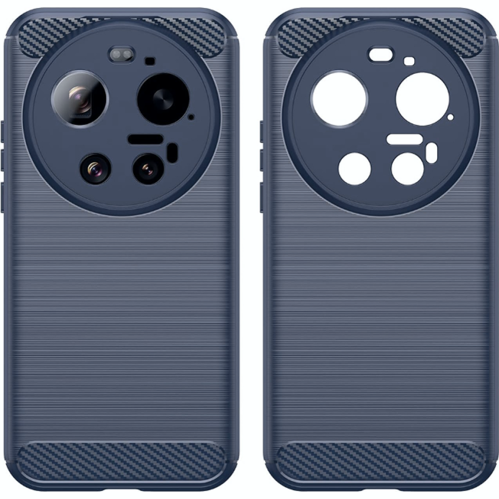 Θήκη Xiaomi 17 Ultra Techsuit Carbon Silicone Σιλικόνης - Blue (5949419361799)