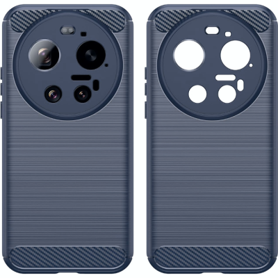 Θήκη Xiaomi 17 Ultra Techsuit Carbon Silicone Σιλικόνης - Blue (5949419361799)