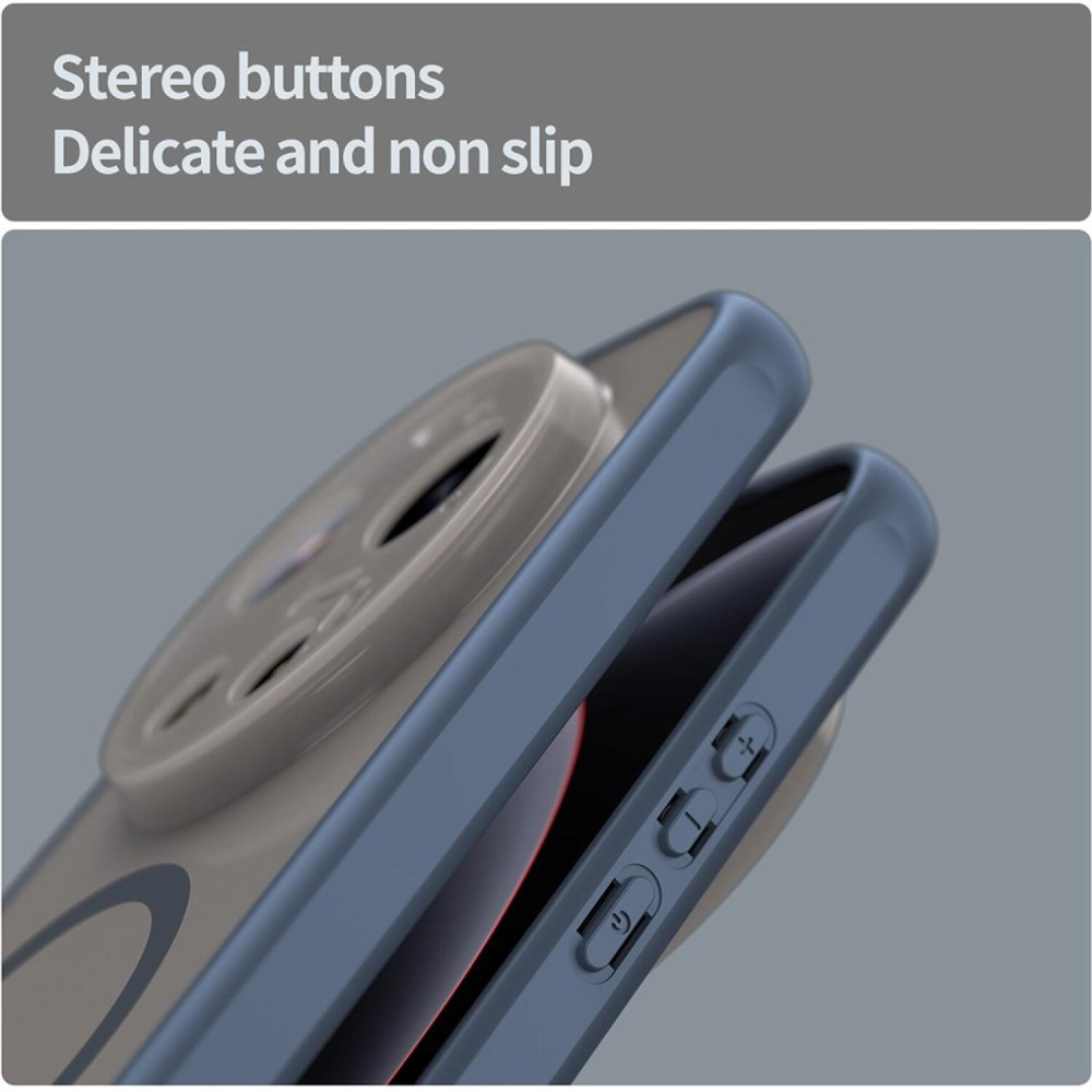 Θήκη Xiaomi 17 Ultra Techsuit HaloFrost II MagSafe Σκληρή Ημιδιάφανη με MagSafe - Navy Blue (5949419361768)