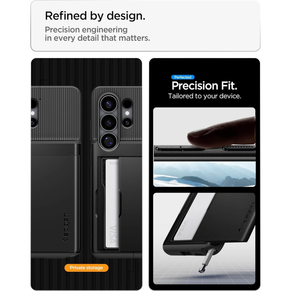 Θήκη Samsung Galaxy S26 Ultra Spigen Slim Armor CS Ανθεκτική με Υποδοχή για Κάρτες - Black (ACS11036)
