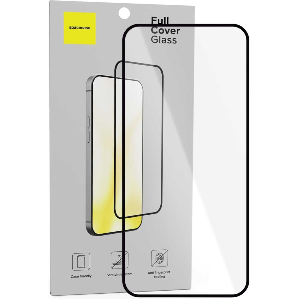 Tempered Glass Google Pixel 10a Spacecase Full Cover Glass Full Face Αντιχαρακτικό Γυαλί Προστασίας Οθόνης - Black (5905719140014)