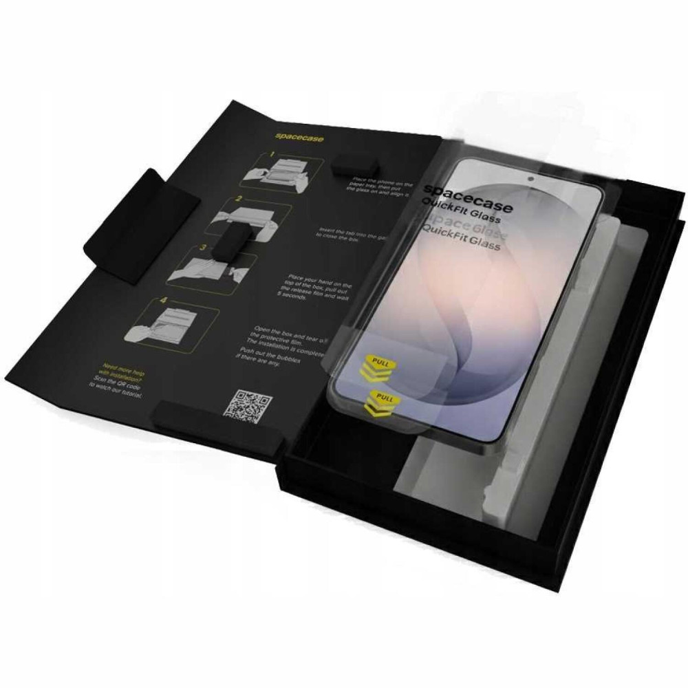 Tempered Glass Samsung Galaxy S26 Plus Spacecase QuickFit Glass Αντιχαρακτικό Γυαλί Προστασίας Οθόνης με Απλικατέρ QuickFit 2 Τεμάχια - Clear (5905719138813)