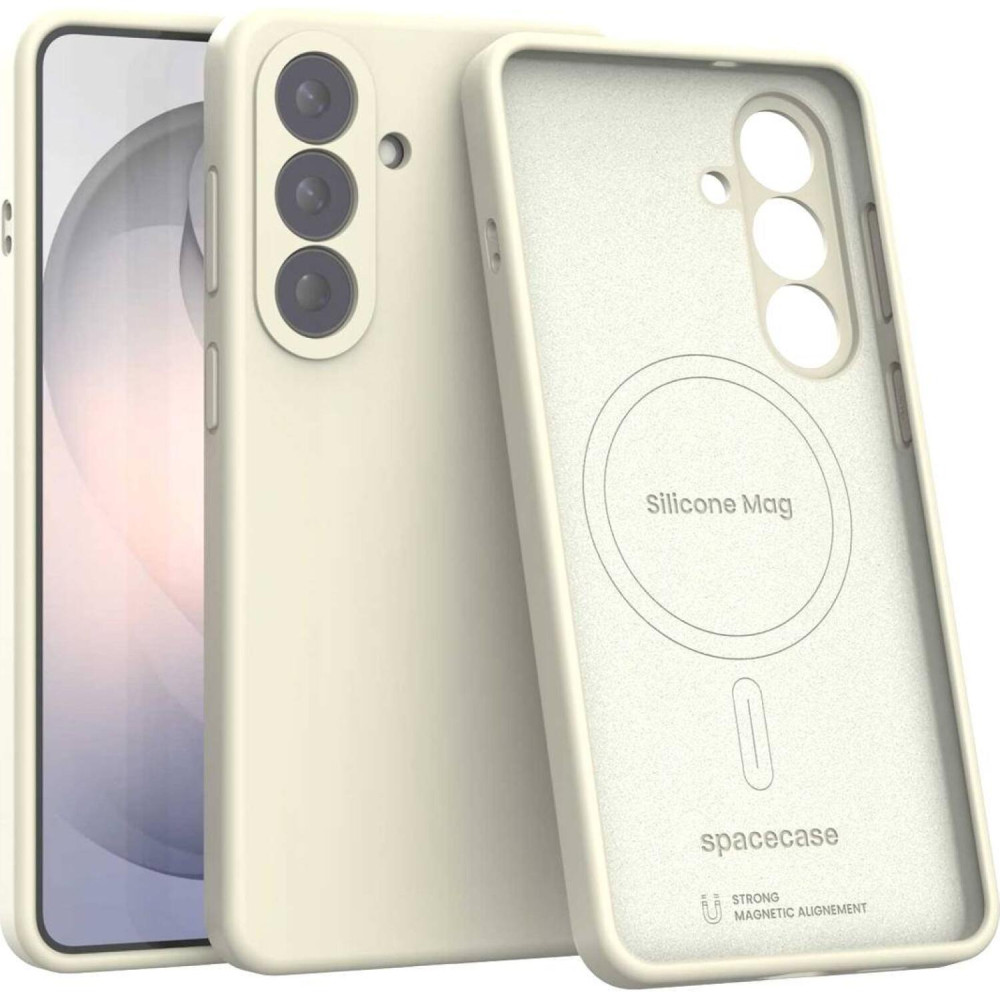 Θήκη Samsung Galaxy S26 Plus Spacecase Silicone Mag Case Σιλικόνης με MagSafe - Beige (5905719139612)