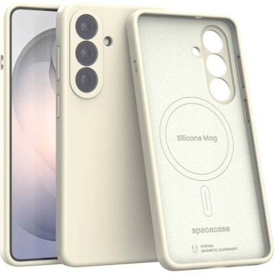 Θήκη Samsung Galaxy S26 Plus Spacecase Silicone Mag Case Σιλικόνης με MagSafe - Beige (5905719139612)