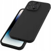 Θήκη iPhone 14 Pro Max Spacecase Silicone Mag Case Σιλικόνης με MagSafe - Black (5905719138752)