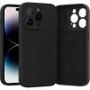 Θήκη iPhone 14 Pro Spacecase Silicone Mag Case Σιλικόνης με MagSafe - Black (5905719138745)