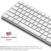 Πληκτρολόγιο Satechi Slim EX3 Wireless Keyboard Ασύρματο Bluetooth QWERTY Αγγλικό US - Silver (ST-KEX3S-EN)