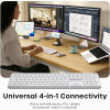 Πληκτρολόγιο Satechi Slim EX3 Wireless Keyboard Ασύρματο Bluetooth QWERTY Αγγλικό US - Silver (ST-KEX3S-EN)