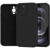 Θήκη iPhone 12 Pro Spacecase Silicone Mag Case Σιλικόνης με MagSafe - Black (5905719138660)
