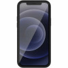 Θήκη iPhone 12 Spacecase Silicone Mag Case Σιλικόνης με MagSafe - Black (5905719138653)