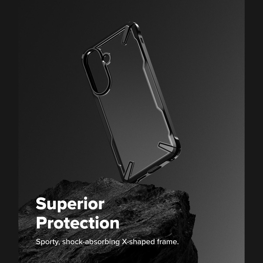 Θήκη Samsung Galaxy A57 Ringke Fusion X Ανθεκτική Σκληρή με TPU Bumper - Black (8800328818040)