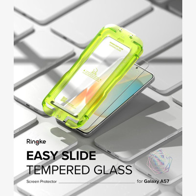 Tempered Glass Samsung Galaxy A57 Ringke Easy Slide Αντιχαρακτικό Γυαλί Προστασίας Οθόνης 2 Τεμάχια - Clear (8800328818187)
