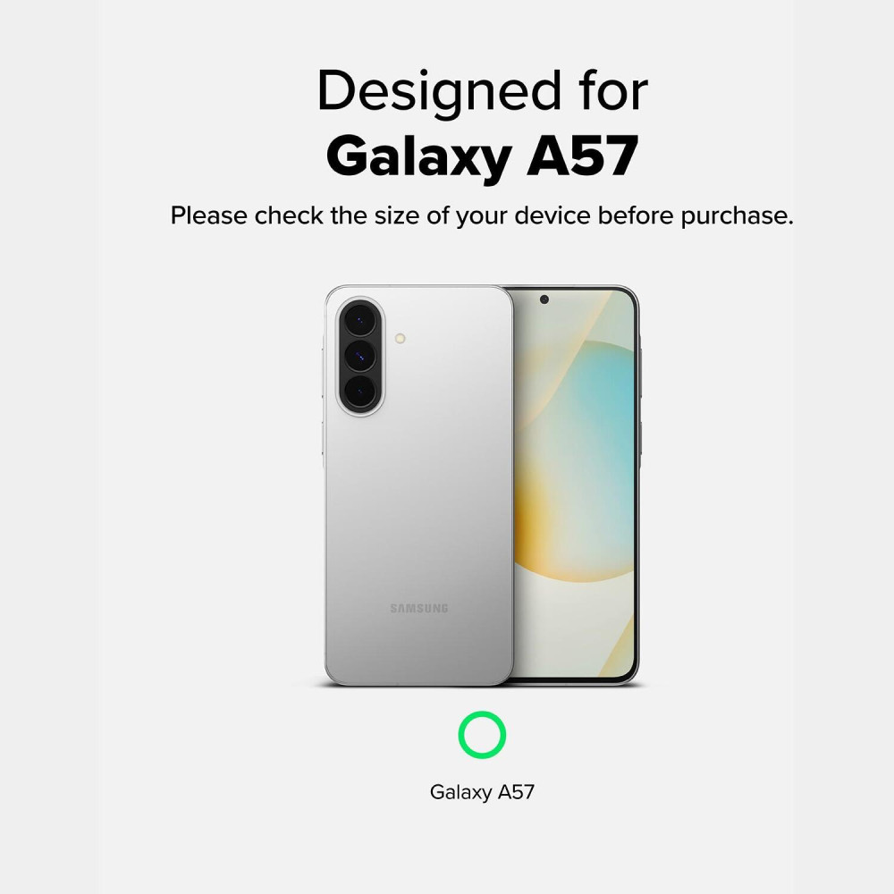 Θήκη Samsung Galaxy A57 Ringke Fusion Ανθεκτική Σκληρή με TPU Bumper - Matte Clear (8800328817920)