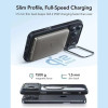 Θήκη iPhone 17 Pro Max ESR Classic Hybrid Magnetic with Stash Stand Ανθεκτική με MagSafe / Kickstand & Κάλυμμα για Camera Control - Clear / Black (4894240283295)