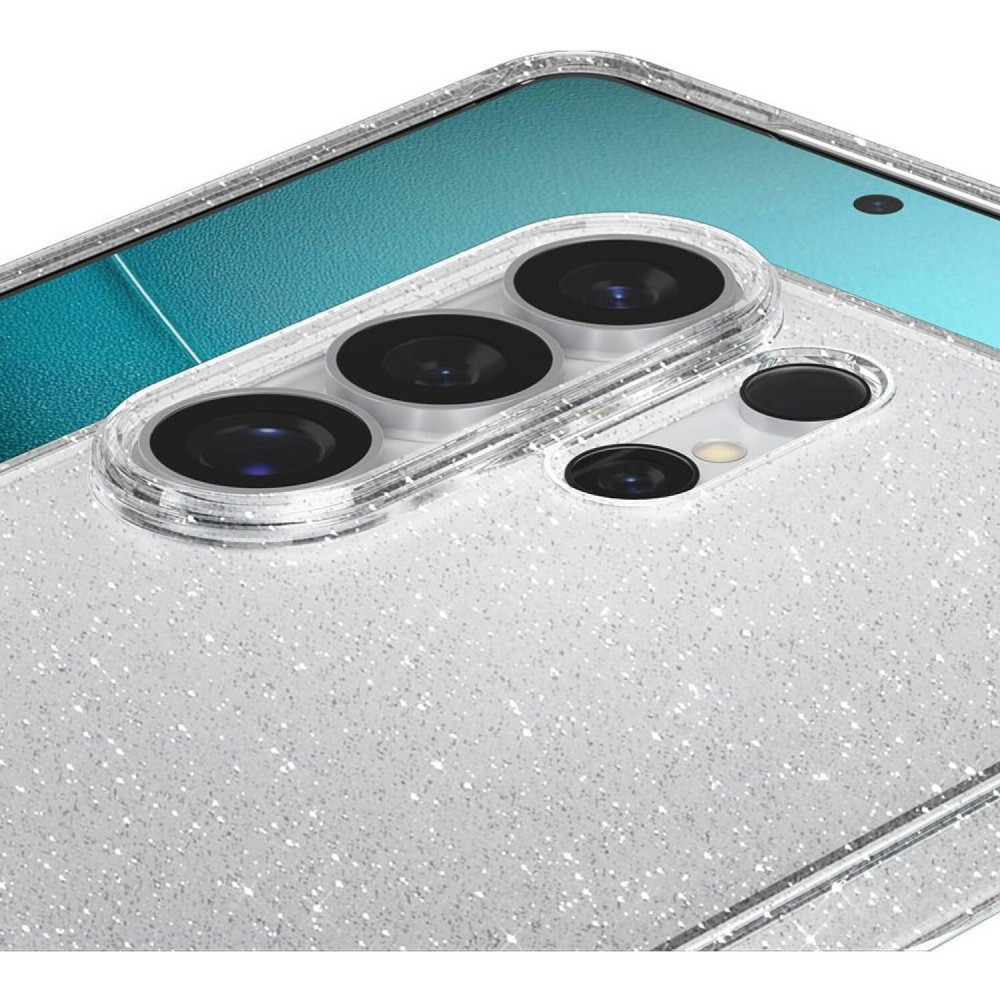 Θήκη Samsung Galaxy S26 Ultra Spigen Liquid Crystal Glitter Ανθεκτική Σιλικόνης - Crystal Quartz (ACS10673)