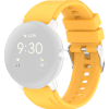 Λουράκι (22mm) Huawei Watch GT 2 46mm / GT 2 Pro / GT 3 Pro 46mm / Ultimate / Xiaomi Watch S1 Techsuit Watchband W026 Σιλικόνης - Yellow (5949419010390)