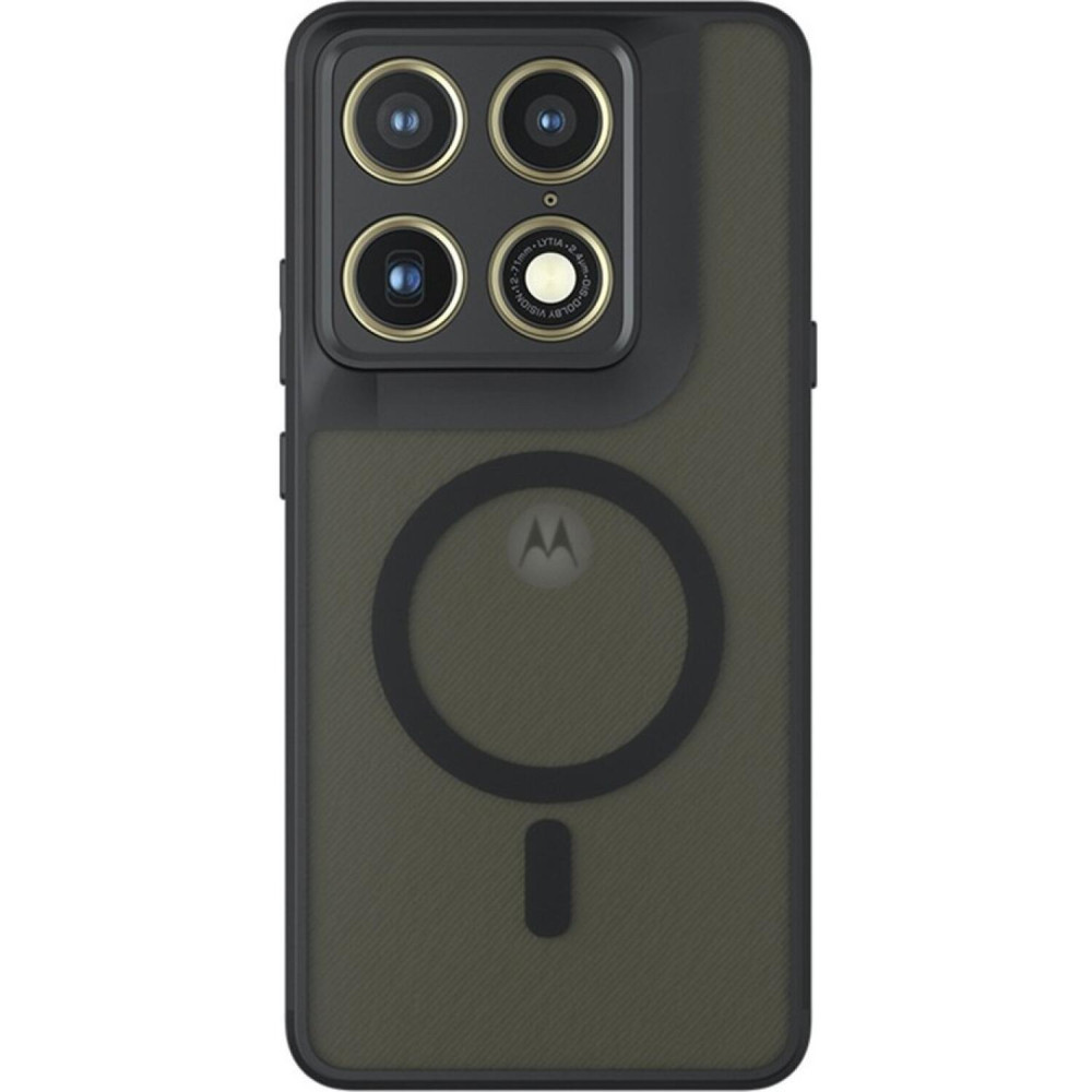Θήκη Motorola Signature Techsuit PureFrost Σκληρή Ημιδιάφανη με MagSafe - Frosted Black (5949419357327)