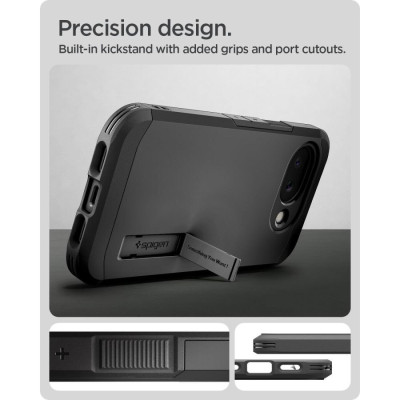Θήκη Google Pixel 10a Spigen Tough Armor MagFit Ανθεκτική με MagSafe & KickStand - Black (ACS11280)