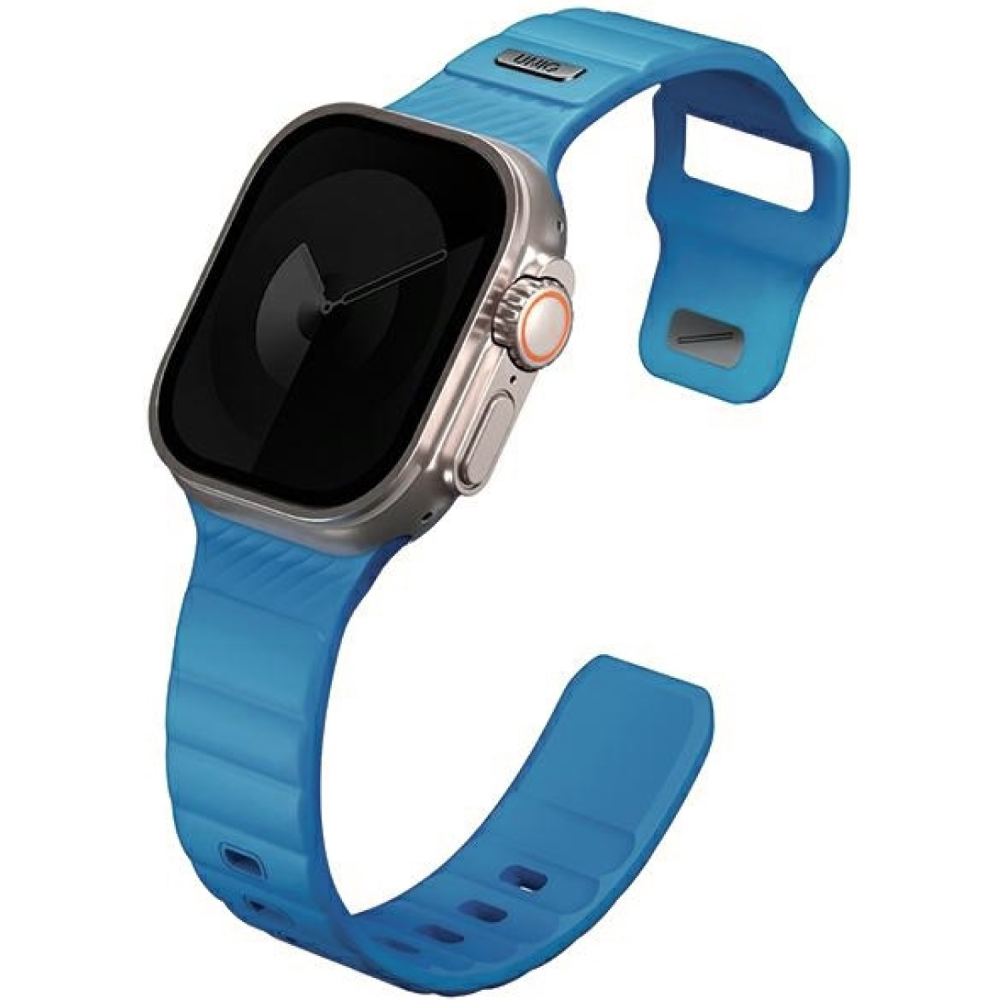 Λουράκι Apple Watch Ultra/SE/11/10/9/8/7/6/5/4 (49/46/45/44mm) Uniq Stride Ανθεκτικό Αδιάβροχο από Premium Καουτσούκ FKM - Cobalt Blue (UNIQ-49MM-STRICBLU)