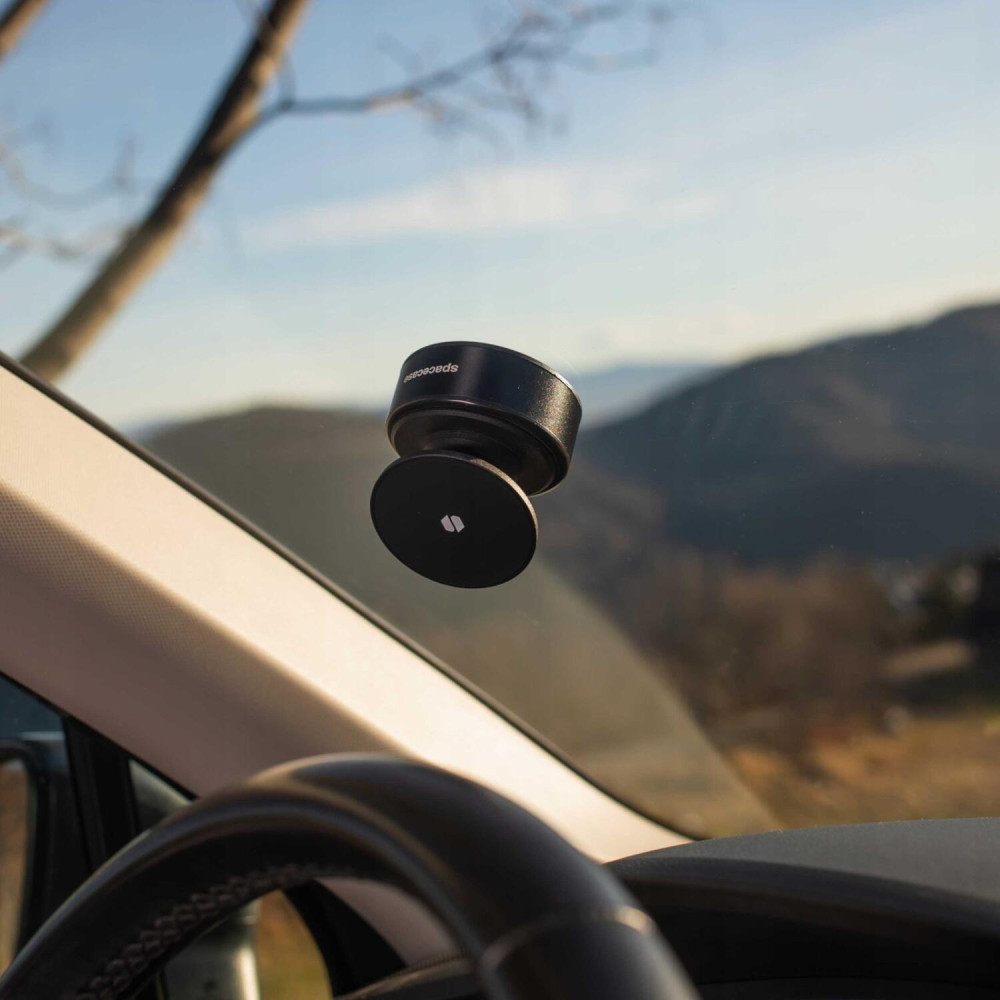 Βάση Κινητών Αυτοκινήτου Spacecase MagAuto S4 με Βεντούζα & MagSafe για Παρμπρίζ και Λείες Επιφάνειες - Black (5905719133047)