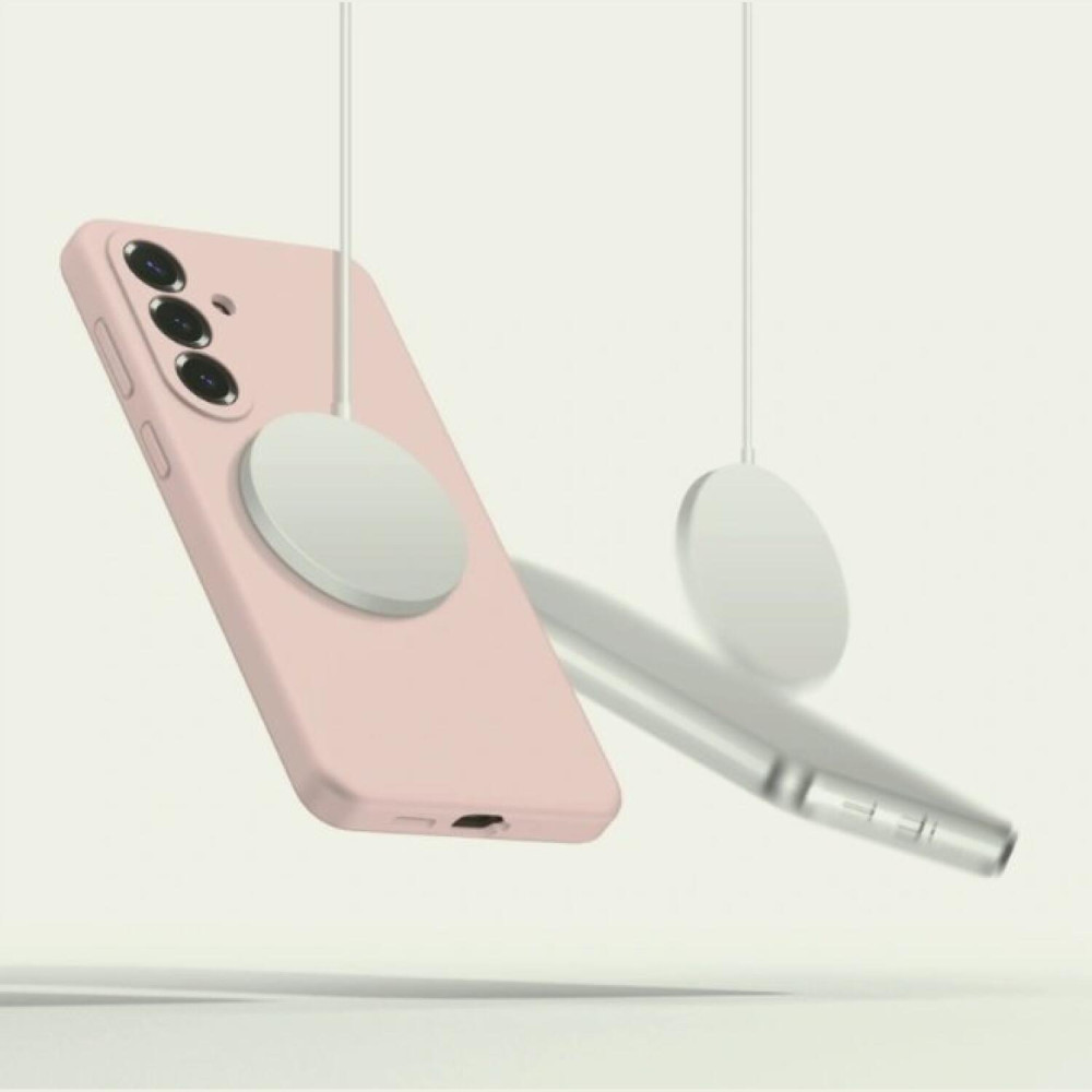 Θήκη Samsung Galaxy S26 Tech-Protect Silicone MagSafe Σιλικόνης με MagSafe - Pink Pearl (5906302390274)