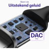 Καλώδιο Ήχου Buddi Flex Lightning (Male) σε AUX Jack 3.5mm (Male) με DAC Τσιπ 200cm 5 Έτη Εγγύηση - Black (8719246551758)