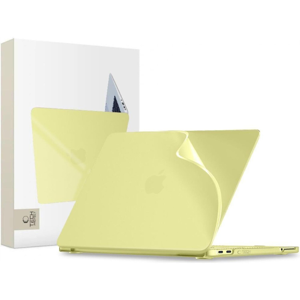 Θήκη MacBook Neo 13" 2026 Tech-Protect Softshell από Εύκαμπτο Πολυπροπυλένιο PP - Matte Citrus (5906302323180)