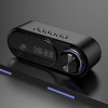 Ηχείο Recci Dynamic Island RSK-W41 Bluetooth Φορητό Ασύρματο με Ξυπνητήρι - Black (6955482528044)