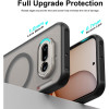 Θήκη Nothing Phone 4a Techsuit HaloFrost II MagSafe Σκληρή Ημιδιάφανη με MagSafe - Black (5949419365223)