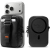 Universal Θήκη Spigen Tintap Zip MagFit Pouch MagSafe Πορτοφόλι για Κάρτες / Πουγκί με RFID - Black (AFA10226)