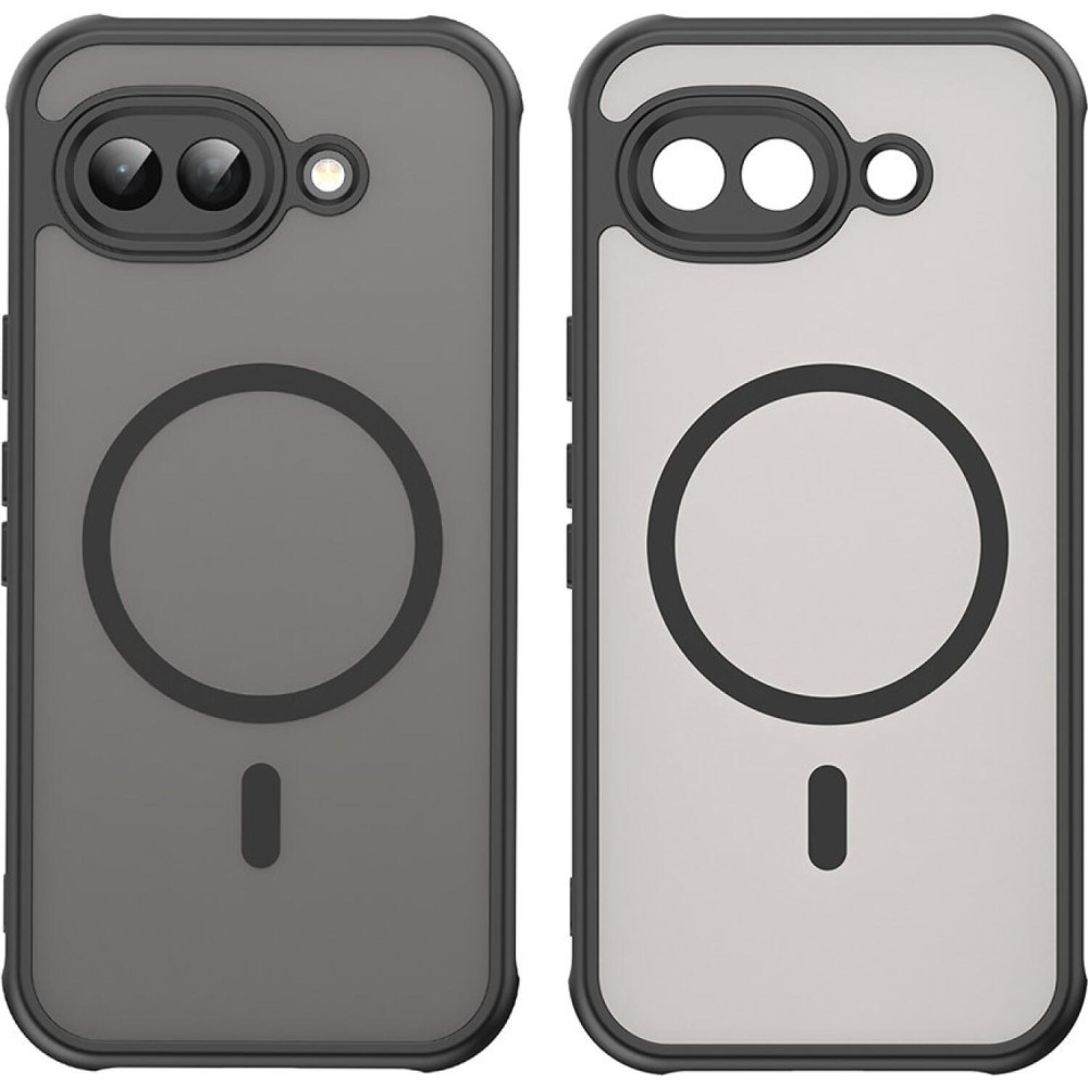 Θήκη Google Pixel 10a Techsuit HaloFrost II MagSafe Σκληρή Ημιδιάφανη με MagSafe - Black (5949419360594)