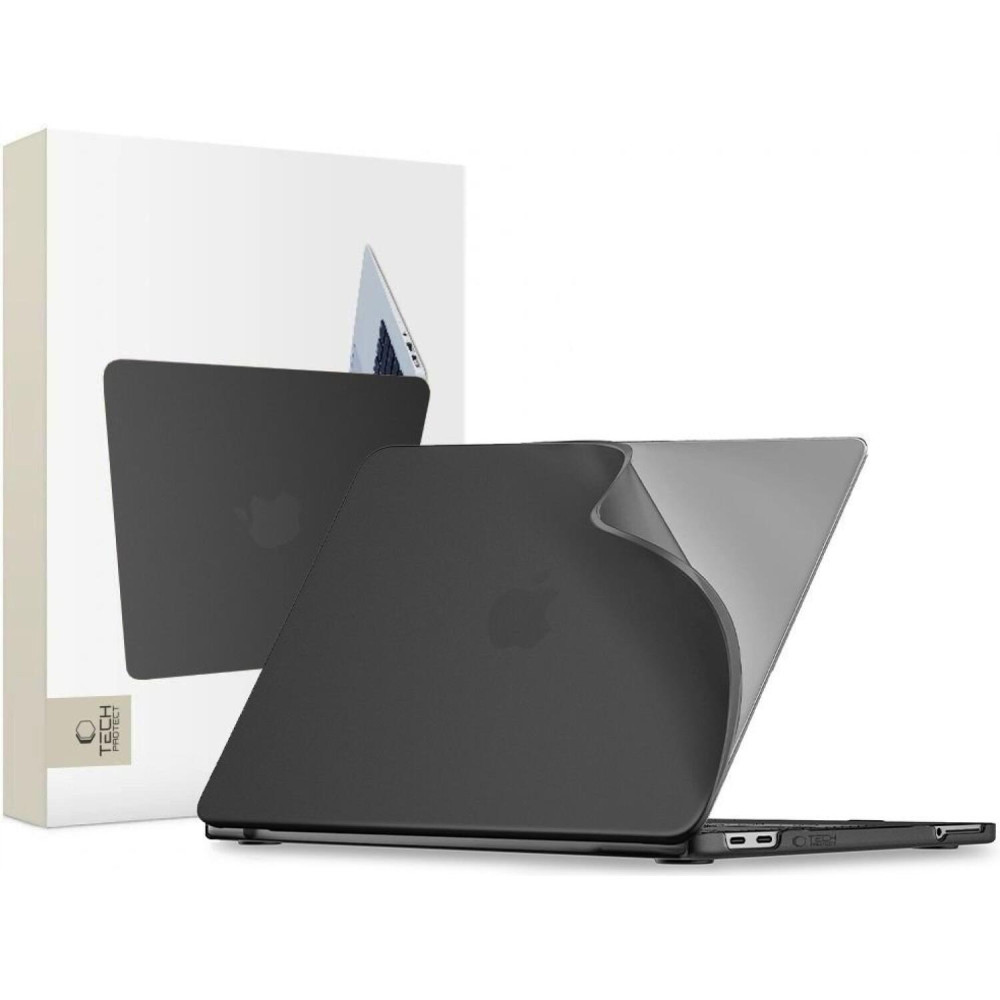 Θήκη MacBook Neo 13" 2026 Tech-Protect Softshell από Εύκαμπτο Πολυπροπυλένιο PP - Matte Black (5906302322992)