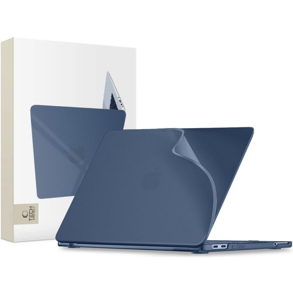 Θήκη MacBook Neo 13" 2026 Tech-Protect Softshell από Εύκαμπτο Πολυπροπυλένιο PP - Matte Indigo (5906302323166)
