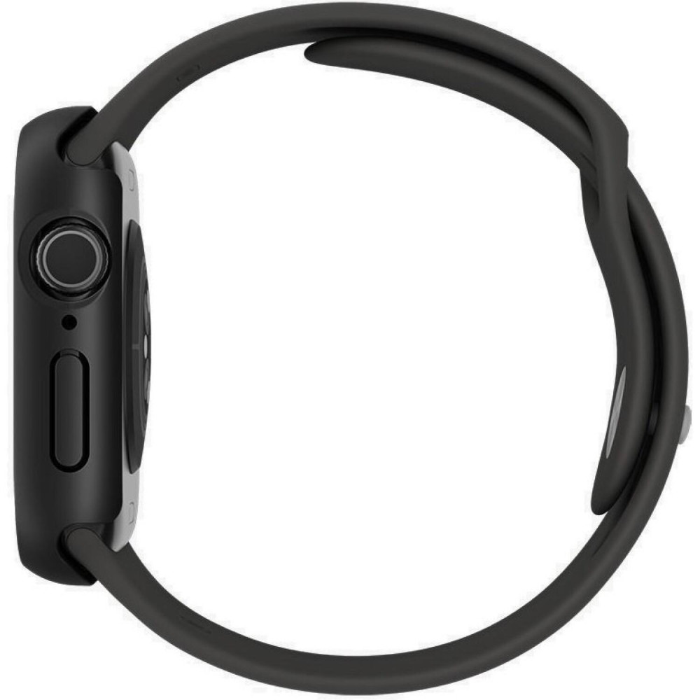 Θήκη Apple Watch 11 / 10 46mm Uniq Nautic Αδιάβροχη με Tempered Glass - Black (UNIQ-46MM-NAUBLK)